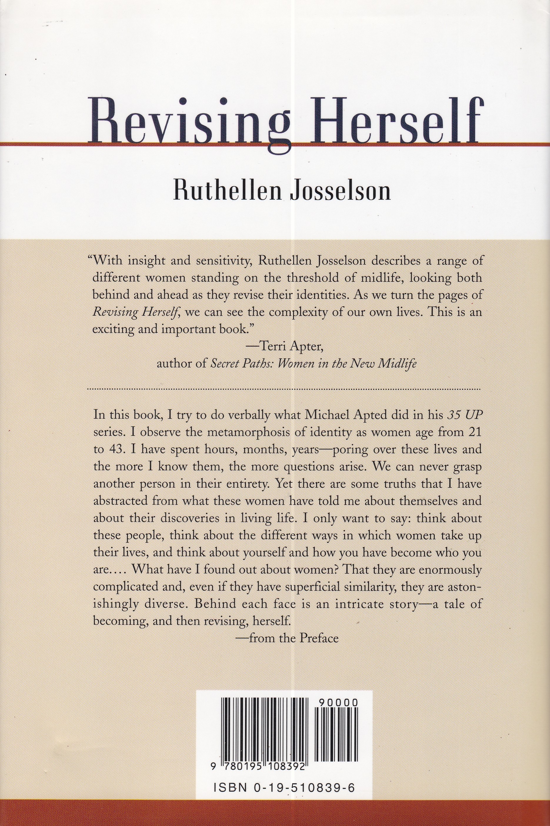 Revising Herself: Women's Identity from College to Midlife