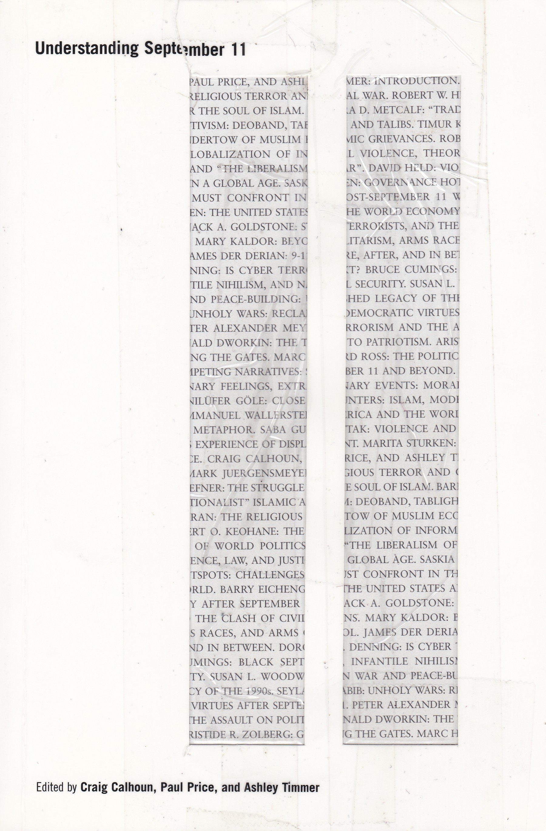 Image for Understanding September 11 Understanding September 11