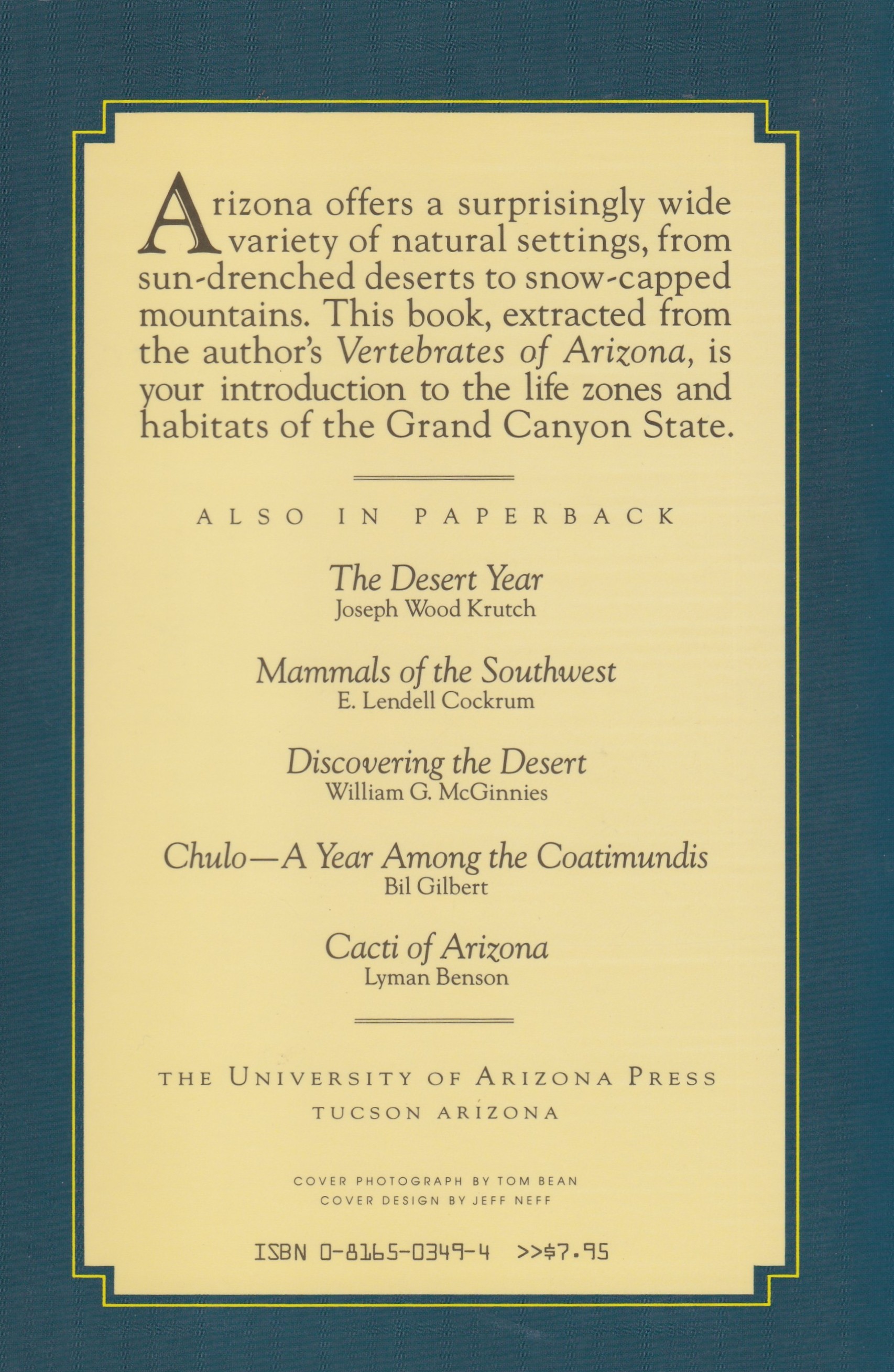 Arizona's Natural Environment - Landscapes and Habitats