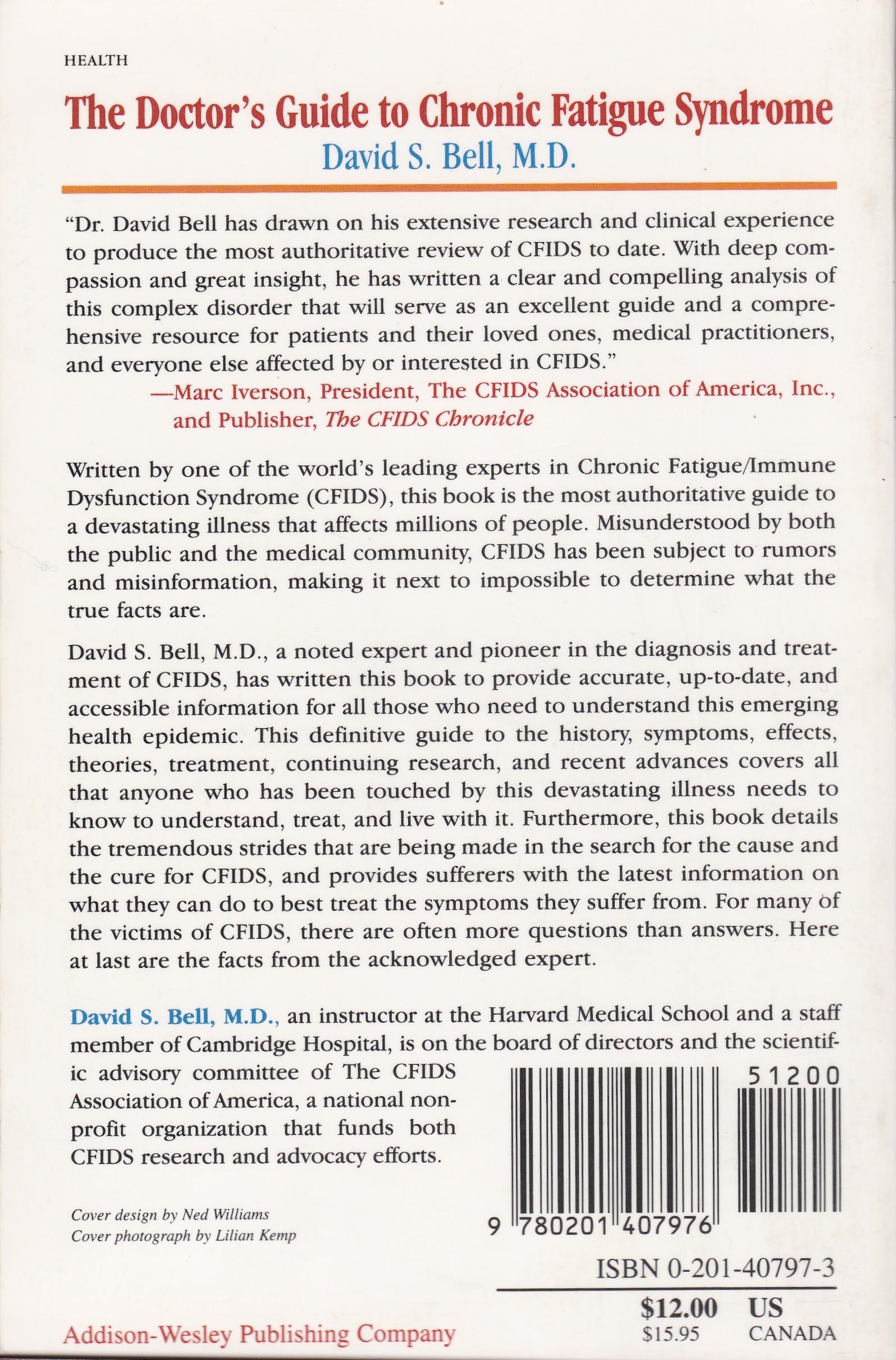 The Doctor's Guide to Chronic Fatigue Syndrome