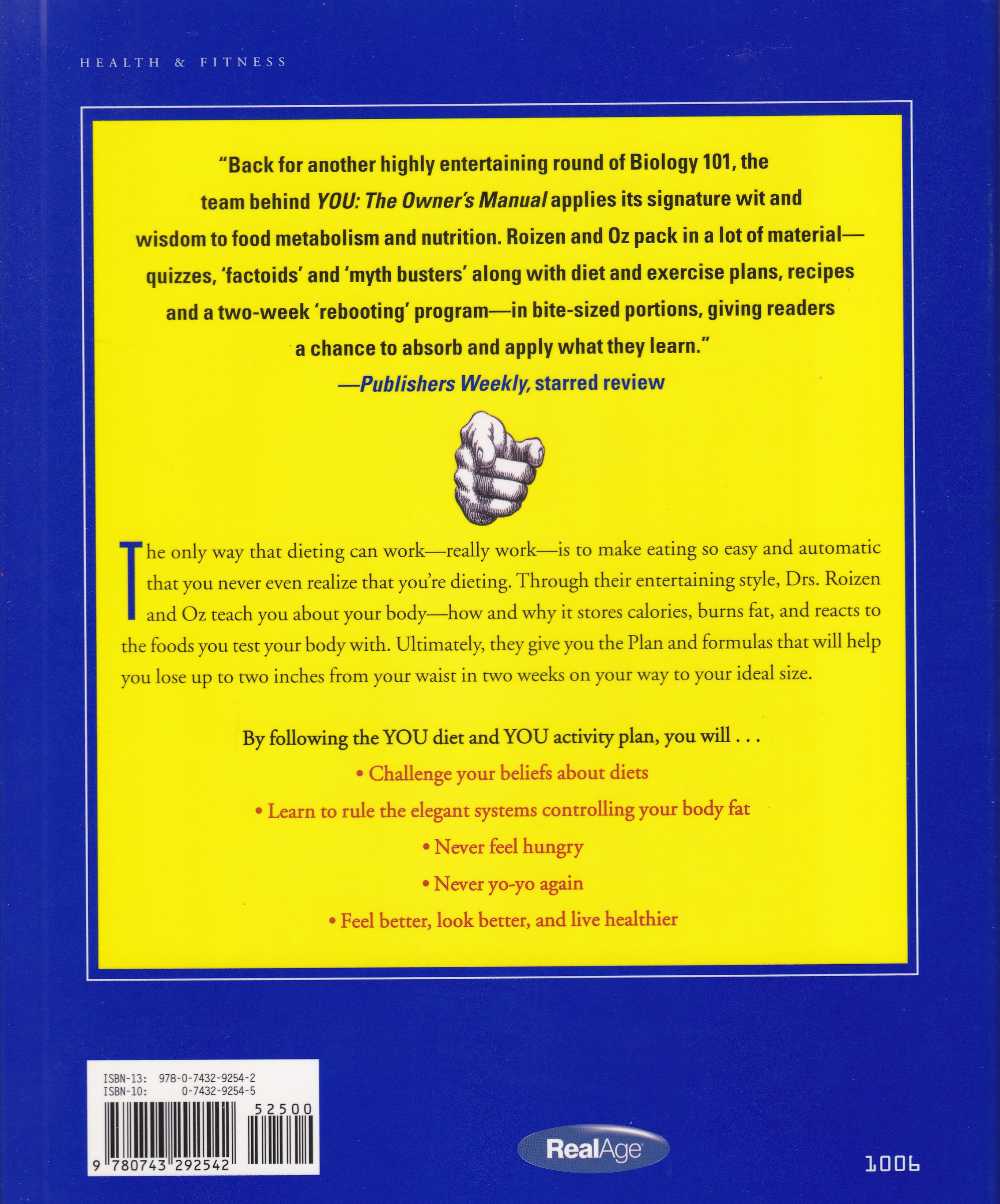 You: Being Beautiful - The Owner's Manual for Waist Management